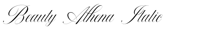 Beauty Athena Italic